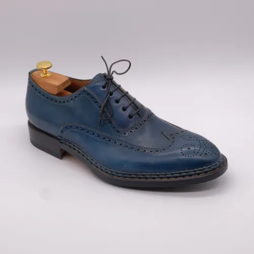 Articolo 2399 - Calf leather with hand-finished patina