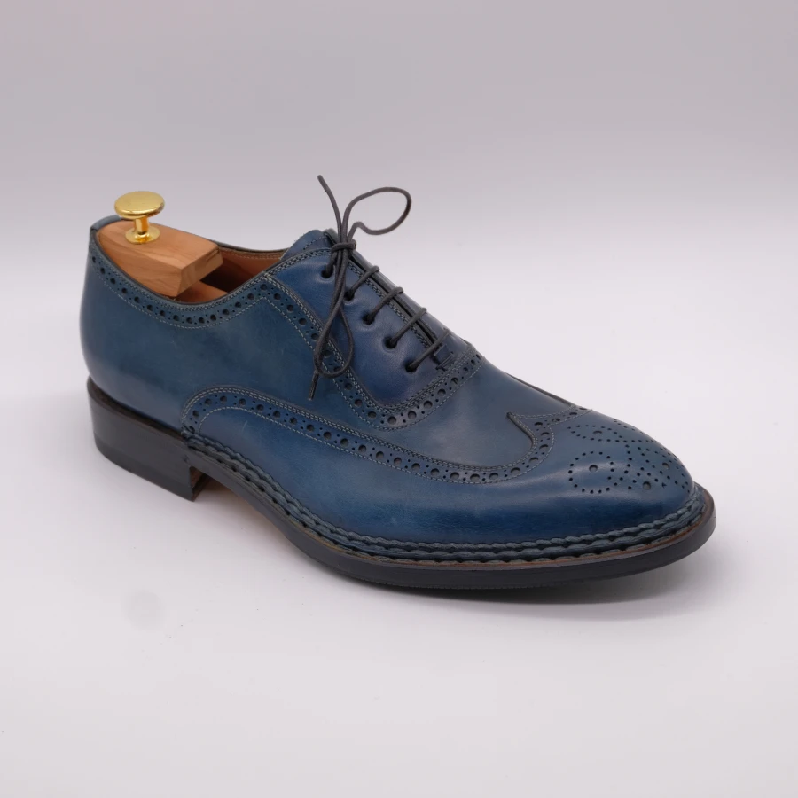 Articolo 2399 - Calf leather with hand-finished patina
