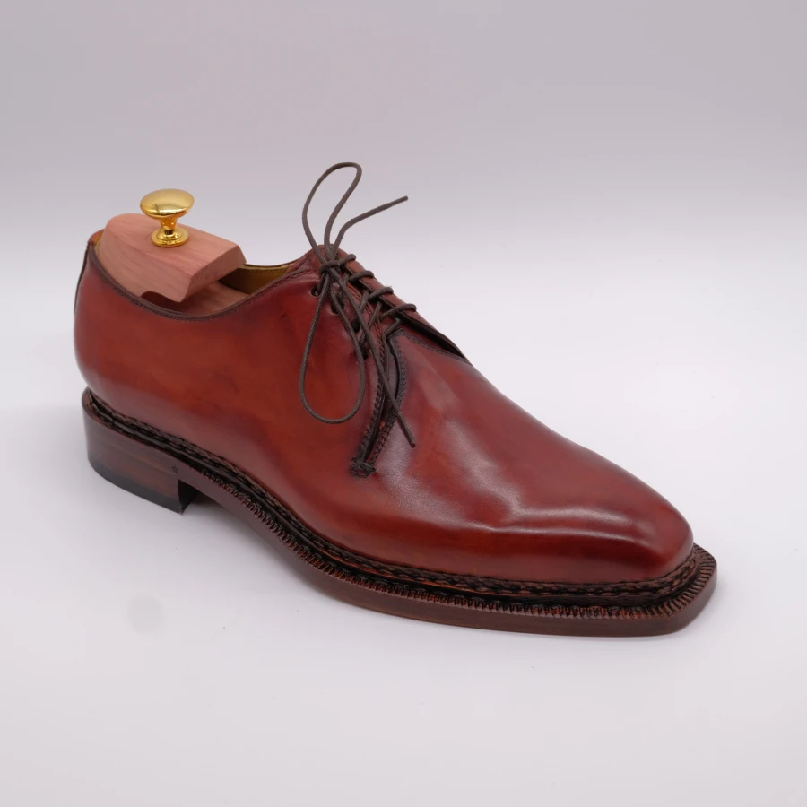 Articolo 2799 - Calf leather with hand-finished patina